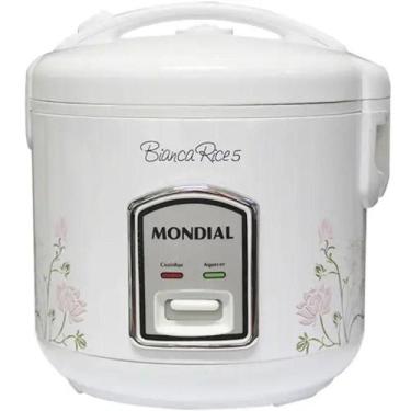 Imagem de Panela Arroz Mondial Rice Npe05-5x - 2525-01 Branco-floral 110V, 110V
