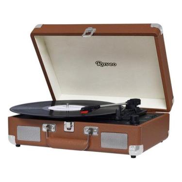 Imagem de Toca Discos HI FI Raveo Sonetto Chrome, Vinyl, Bluetooth, USB, Aux, Ma