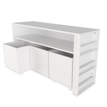 Imagem de Rack Com Baús Infantil E Porta Carrinhos Giuseppina 100 Mdf - woodcore