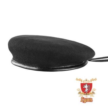Imagem de Boina Francesa Lyon Original Preta Tático Militar - Invictus, Preto, 5