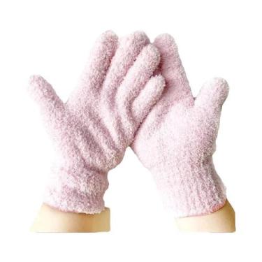 Imagem de Luvas De Limpeza Em Microfibra De Coral Fleece, Luvas Absorventes Para