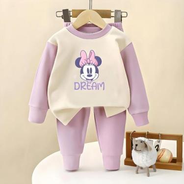 Imagem de Conjuntos De Pijamas De Manga Longa Para Meninas Outono 2025 Roupas Ca