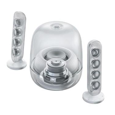 Imagem de Caixa de Som Bluetooth Harman Kardon SoundSticks 5 com 190W Branca, Bi