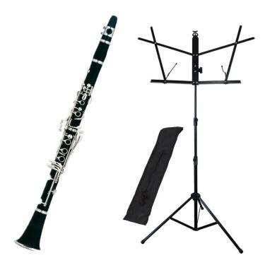Imagem de Kit Clarinete CL200 New York + Estante de Partitura S1