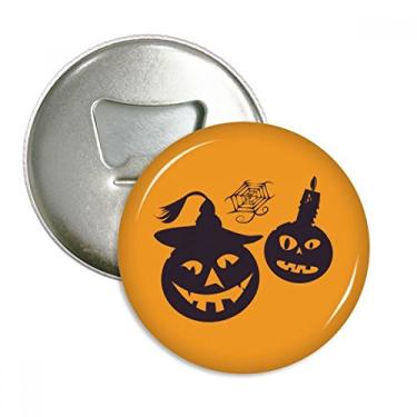 Imagem de Abóboras de Halloween Velas Abridor de Garrafas de Teia de Galinha Emblema Multifuncional
