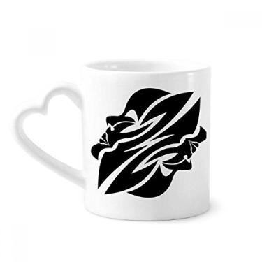 Imagem de Caneca Constelação Gêmeos símbolo do zodíaco Caneca café cerâmica copo de coração de vidro