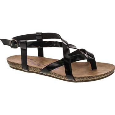 Imagem de Blowfish Malibu Granola feminina, Black High Gloss Patent Pu, 8