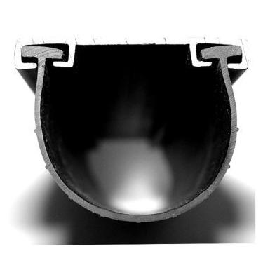 Imagem de Peças de porta de garagem CloPay vedação de borracha inferior em T - 11,4 cm x 50,8 cm