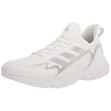 Imagem de adidas Tênis de futebol unissex Impact FLX, Branco/Prata Metálico/Branco, 41 BR