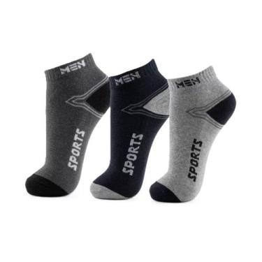 Imagem de Kit de Meias Masculina. 3 Meias cano curto - Frimodas