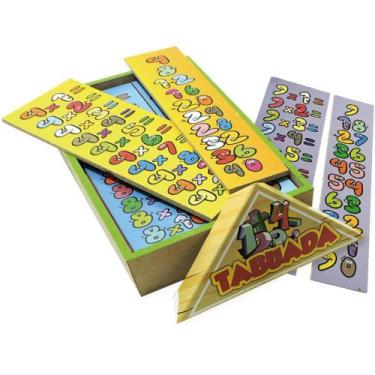 Imagem de Tabuada Divertida Em Madeira - Maninho Artesanatos, Tabuada