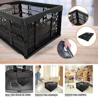 Imagem de Caixa Organizadora Dobravel Para Brinquedos Armario Roupas  - Injeplas