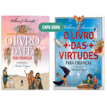 Imagem de Kit Livro Das Virtudes Para Crianças + Livro da Fé para Crianças - Wil