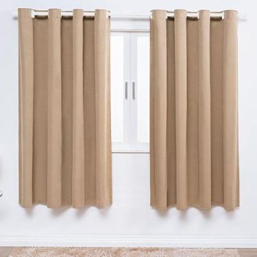 Imagem de Cortina Quarto Infantil Bege Duas Partes 2 Metros - Beatriz Enxovais