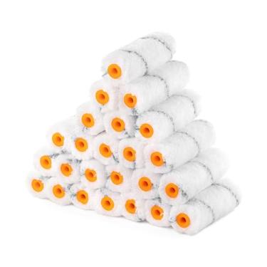 Imagem de Bates- Capas de rolo de tinta, capas de rolo de 10 cm, pacote com 24, capas para rolos de tinta, cochilos para pincel de rolo de tinta, cochilos pequenos, suprimentos de pintura de casa, capas para