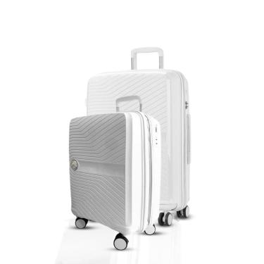 Imagem de Kit Viagem Pequena 10Kg/Média 23Kg Expansível Polipropileno