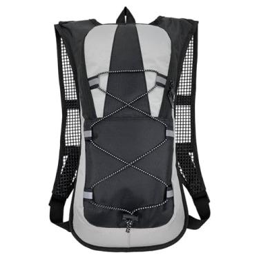 Imagem de Mochila de Hidratação 2L Impermeável J'PRIB com Bolsa de Água com Refil para Corrida, Bike e Trilhas (PRETO)