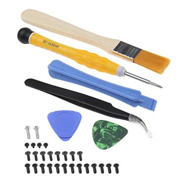 Imagem de Micro Traders Conjunto de ferramentas de abertura de chave de fenda cruzada, kits de reparo para controle DualSense 5 PS5 com escova de limpeza, ferramenta de abertura