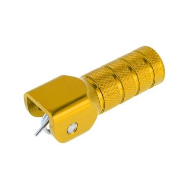 Imagem de A ABSOPRO Pegs amarelos de apoio para os pés de motocicleta para Suzuki RMZ Cilindro quadrado Descanso de pé Peg Peg Footboards liga de alumínio 1 peça