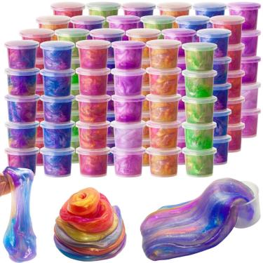 Imagem de Brinquedos Slime Toy zdthnsiat Galaxy, pacote com 72, lembrancinhas de festa para crianças de 6 a 12 anos