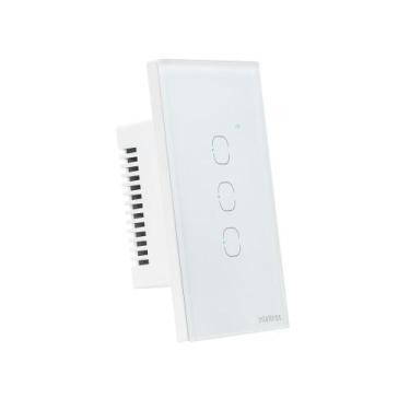 Imagem de Interruptor Smart 3 Touch Branco Alexa EWS 1003 Intelbras