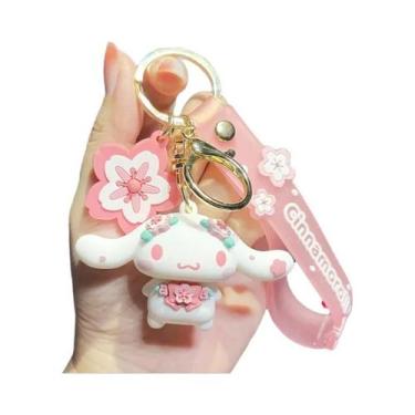 Imagem de Kawaii Hello Kitty Chaveiro Pingente Sanrio Anime Carro Chaveiro Saco 