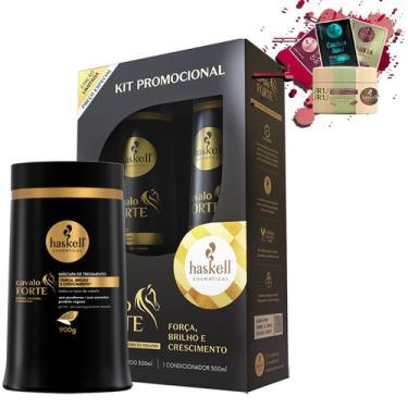 Imagem de Promopack Haskell Cavalo Forte 500ml + Máscara 900gr
