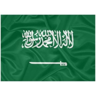 Imagem de Bandeira Arábia Saudita 150x90 Cm Poliéster Oficial Festa - WCAN