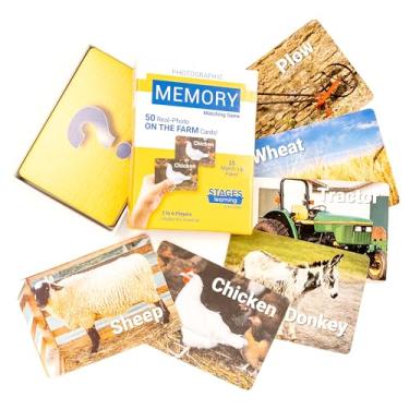 Imagem de On The Farm Memory Card Game from The Makers of Language Builder with Real Photo Images
