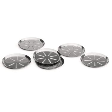 Imagem de Conjunto Porta Copos Forma 106 Em Aço Inox 6 Unidades Inox