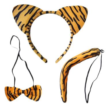 Imagem de Kit Tigresa Com Tiara Gravata E Rabo