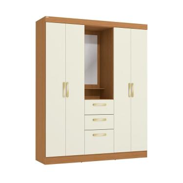 Imagem de Guarda-Roupa 5 Portas 4 Gavetas Kappesberg Capelinha - R591