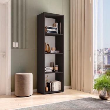 Imagem de Estante Modular para Livros 4 Nichos Calum - DRD Móveis