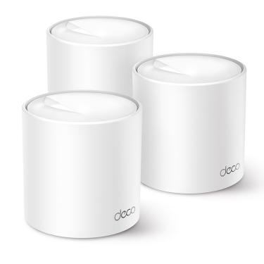 Imagem de Kit C/3 Mesh Roteador TP-Link DECO X50 AX3000 Dual Band 2,4/5GHz