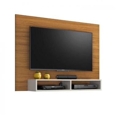Imagem de Painel Eros Para Tv Até 49 Polegadas Notável Freijo/off Whit