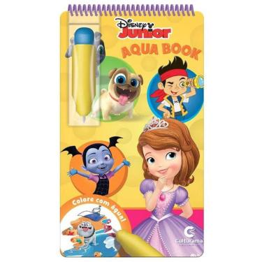 Imagem de Livro Infantil De Colorir Com água Disney Junior