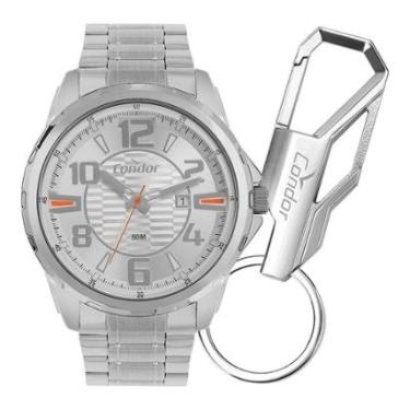 Imagem de Kit Relógio Condor Masculino Drive Prata - CO2117AI/K4B-Masculino