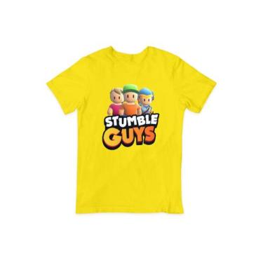 Imagem de Camiseta Stumble Guys Gamer para crianças e adultos 100% algodão - Lig