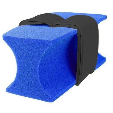 Imagem de Almofada Coxim Abdutor De Perna E Quadril Azul Em Espuma