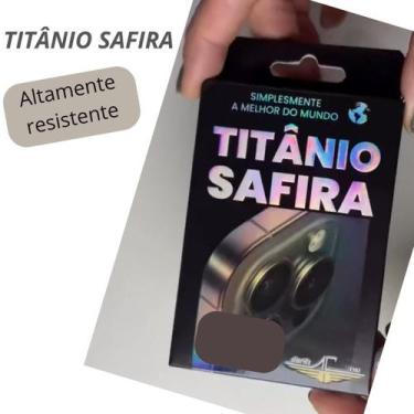 Imagem de Película Titânio Safira cor Deserto para lente câmera Iphone 16 pro e 