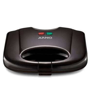 Imagem de Sanduicheira e Grill Elétrico Arno SACB 700W Antiaderente Preto 110V