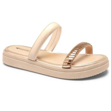 Imagem de Papete mississipi slide flatform confortável sandalia, Baunilha, 37