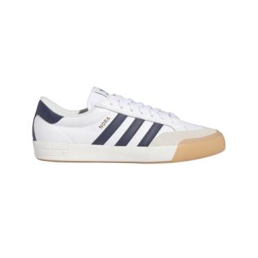 Imagem de adidas Tênis masculino Nora com cadarço casual - branco, Preto, 11.5 Wide Women/10.5 Wide Men