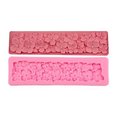 Imagem de Conjunto de moldes de fondant de molde de biscoito feito de silicone premium antiaderente para decoração de bolos faça você mesmo, biscoitos, chocolate, para amantes de confeitaria