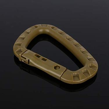 Imagem de Ymiko Mosquetão Em Forma de D para Camping e Escalada, Mini Gancho Portátil para Montanhismo e Fixação Rápida