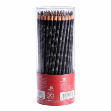 Imagem de LÁPIS ESCOLAR PRETO COM TABUADA E BORRACHA NA PONTA WIN PAPPER kit com