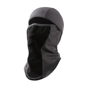 Imagem de UGPLM Máscara facial para esqui, balaclava, respirável, quente e confortável, com capuz para o pescoço, ideal para pesca, esportes ao ar livre e snowboard, Cinza