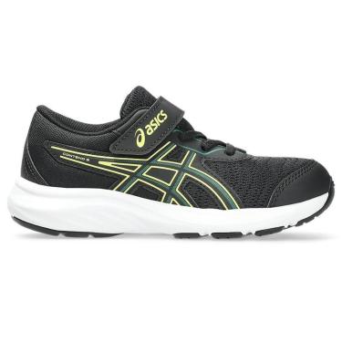 Imagem de Tênis Asics Contend 9 PS Infantil Preto/Verde Masculino-Masculino