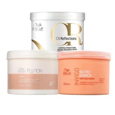 Imagem de Kit Wella Cronograma Capilar Fios Perfeitos 500ml (3 Prod.) - WELLA PR
