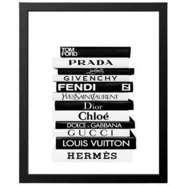 Imagem de Quadro Livros Da Moda Fashion